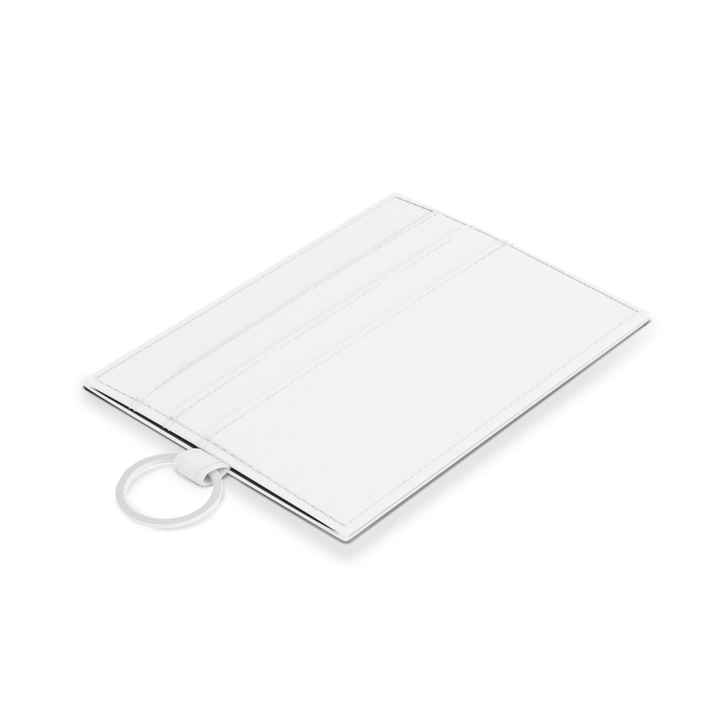 Stylish Saffiano Leather Card Holder - Heart Hands Design