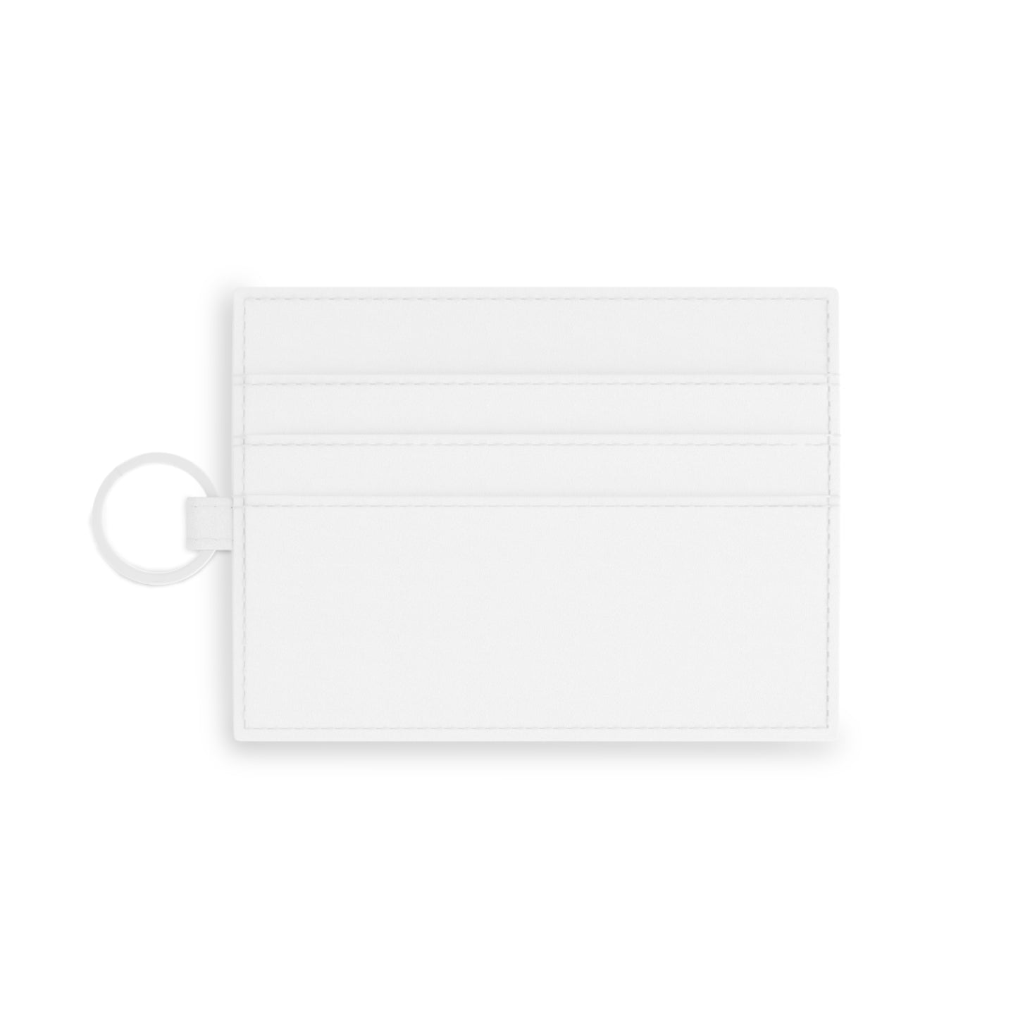Stylish Saffiano Leather Card Holder - Heart Hands Design
